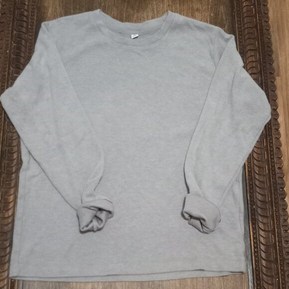 Uniqlo Top Womens Small Grey Thermal HeatTech - Picture 1 of 3